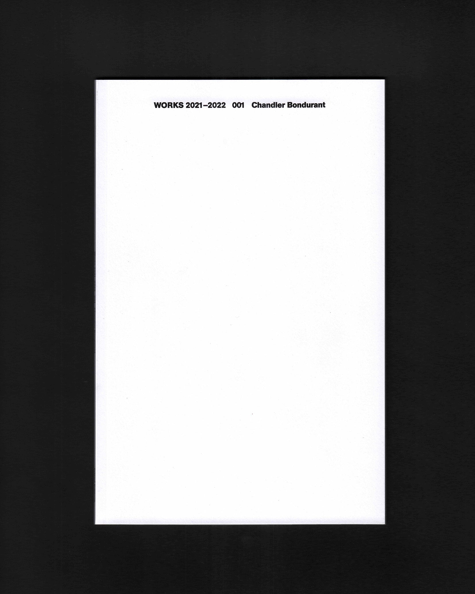 Chandler Bondurant: Works 2021–2022 001