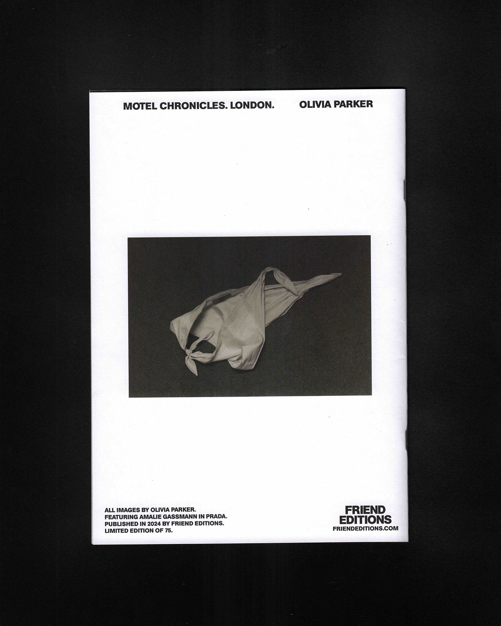 Motel Chronicles. London.: Olivia Parker