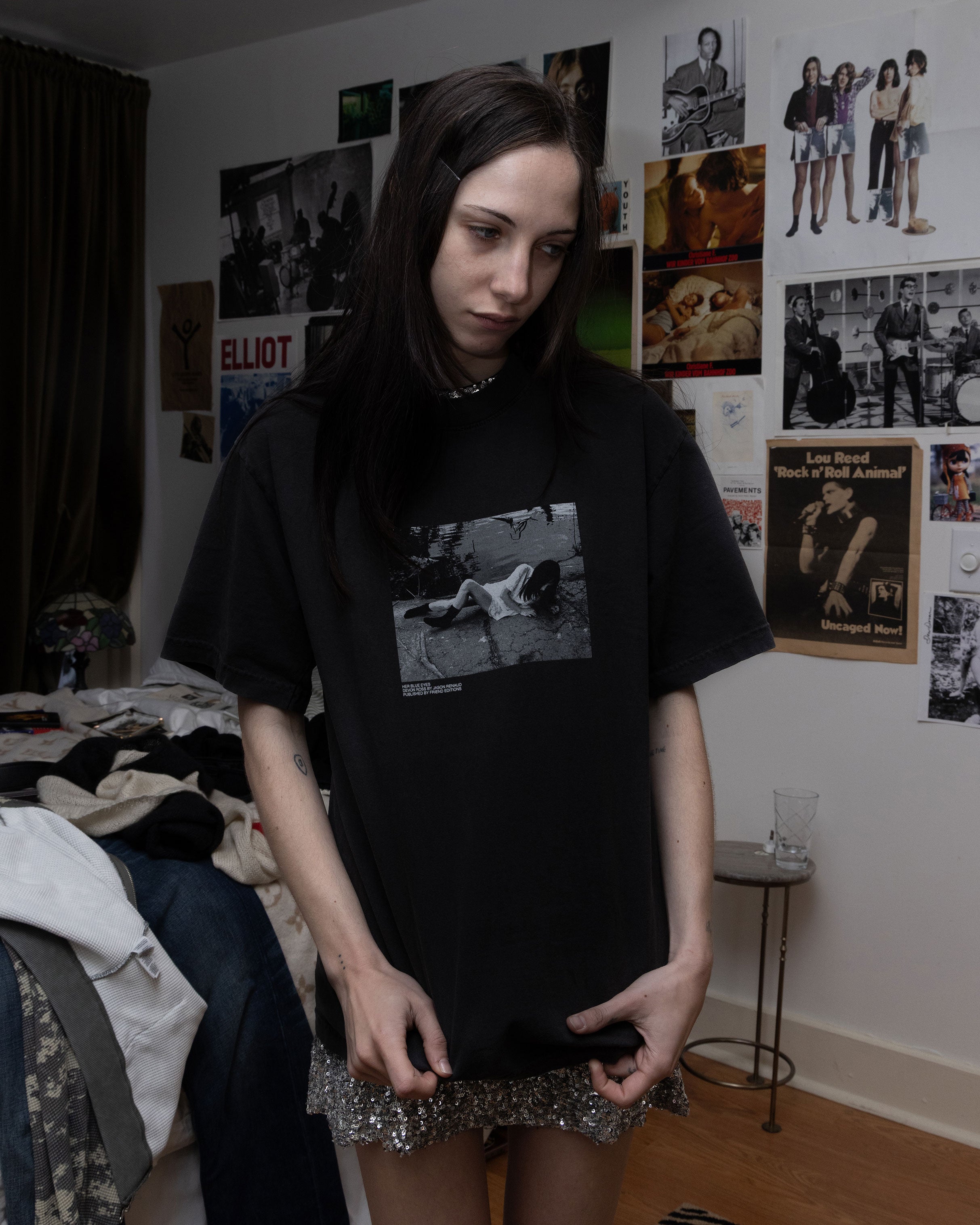 Her Blue Eyes Tee: Photo Print (Preorder)