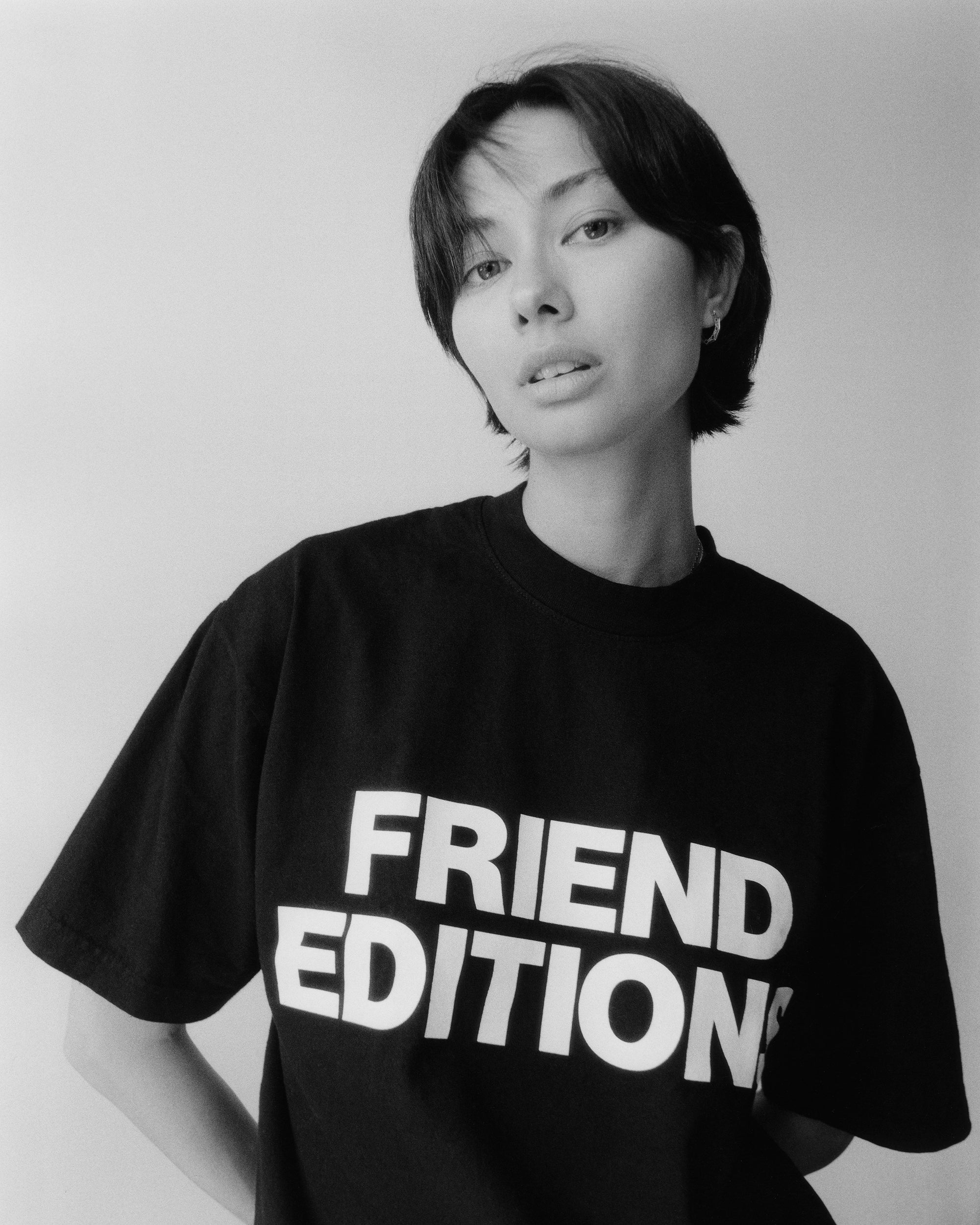 FE Monogram Tee: Two Lines (Black)