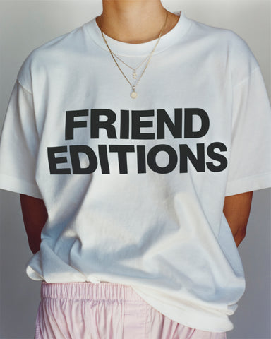 FE Monogram Tee: Two Lines (White)