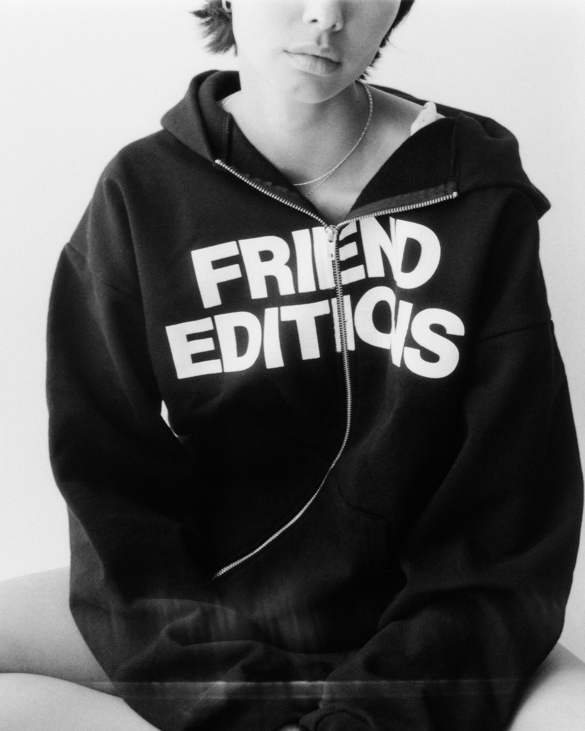 FE Monogram Hoody: Two Lines Zip