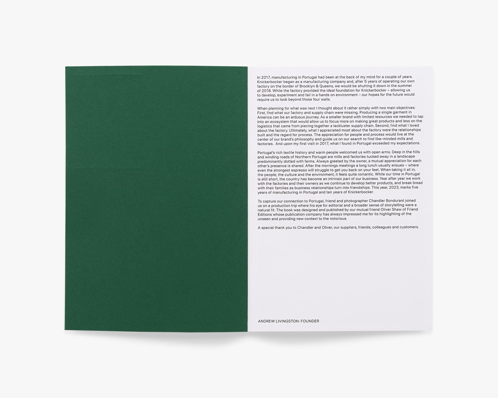 Knickerbocker: Portugal by Chandler Bondurant