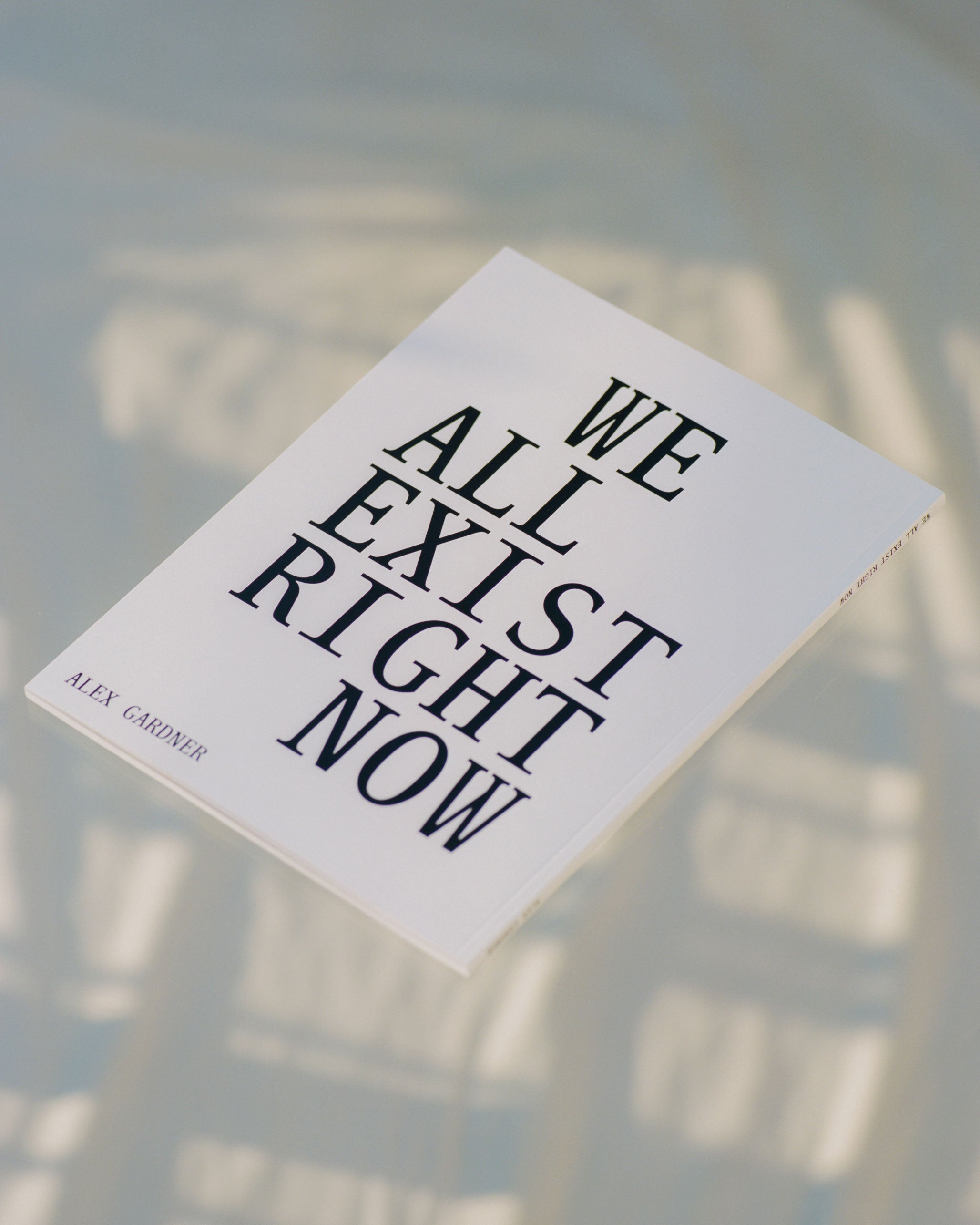 We All Exist Right Now (book only): Alex Gardner