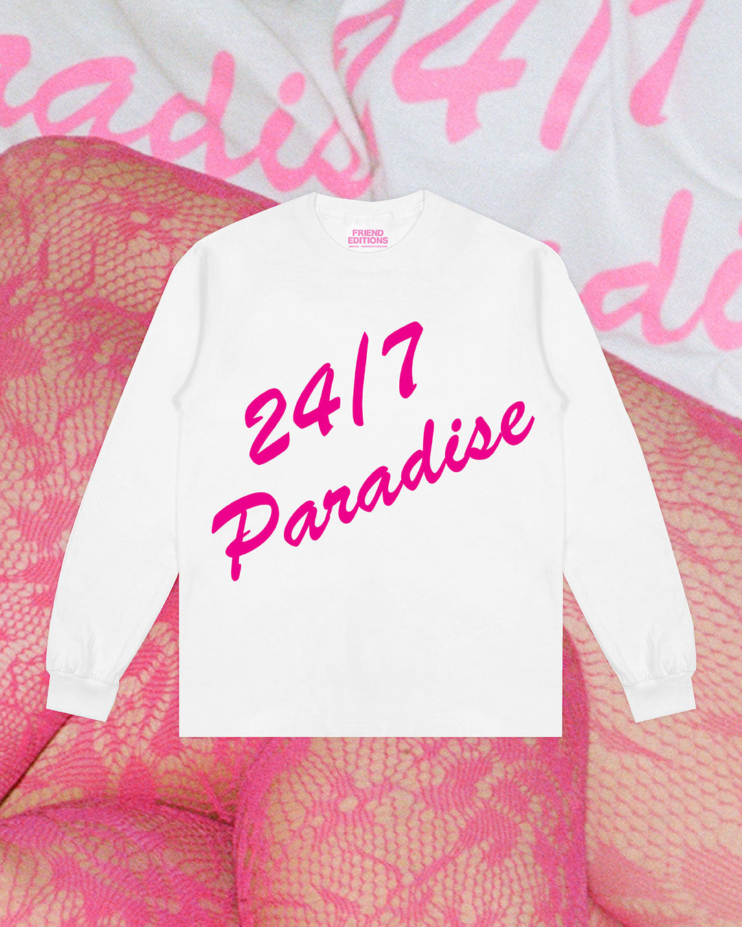 24/7 Paradise: Long Sleeve T-shirt – FRIEND EDITIONS